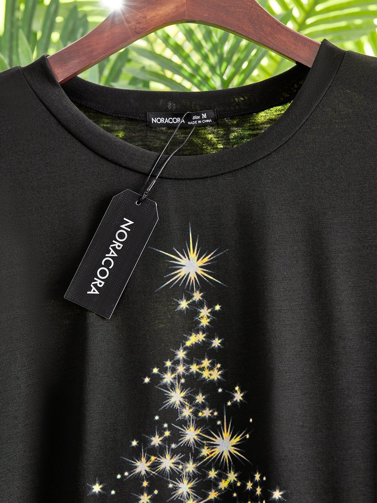 Weihnachtsbaum Rundhals T-Shirt