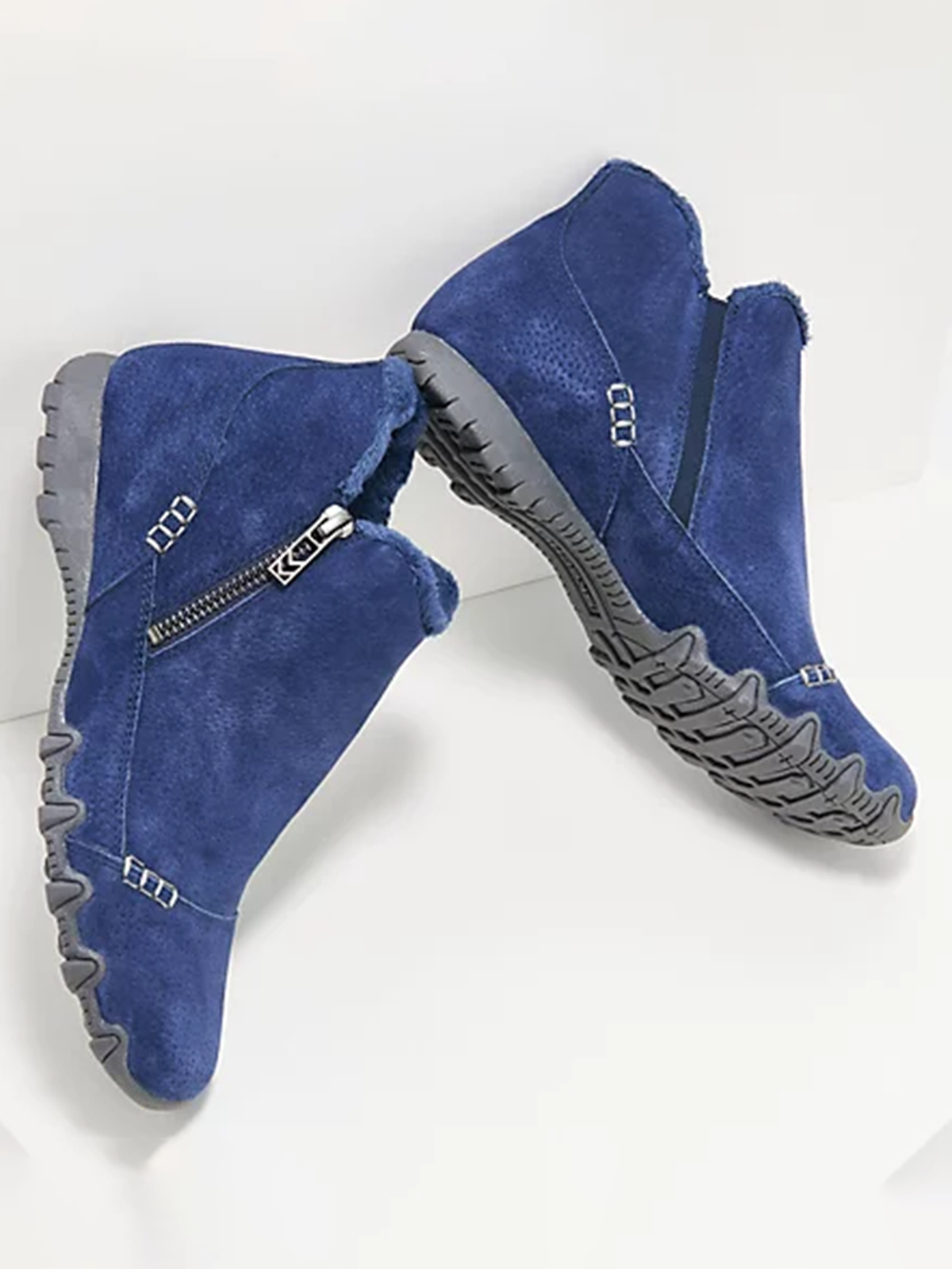 Lässige Runde Stiefeletten