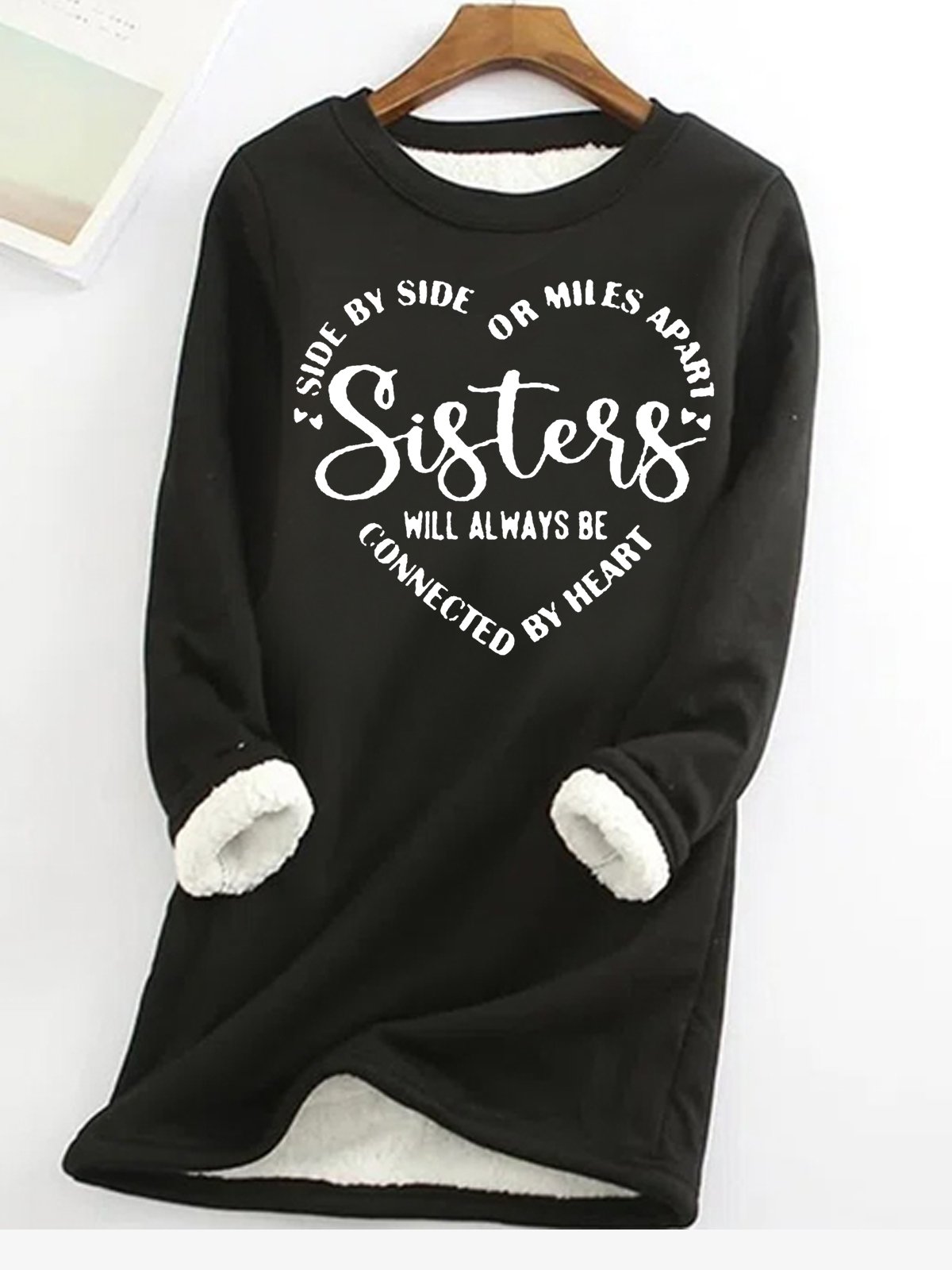 Lässig Rundhals Tier Sweatshirt