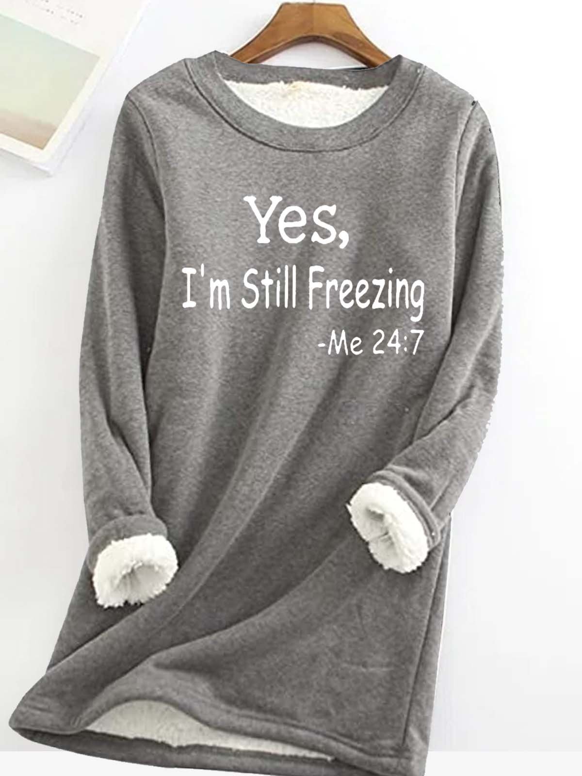 Lässig Rundhals Tier Sweatshirt