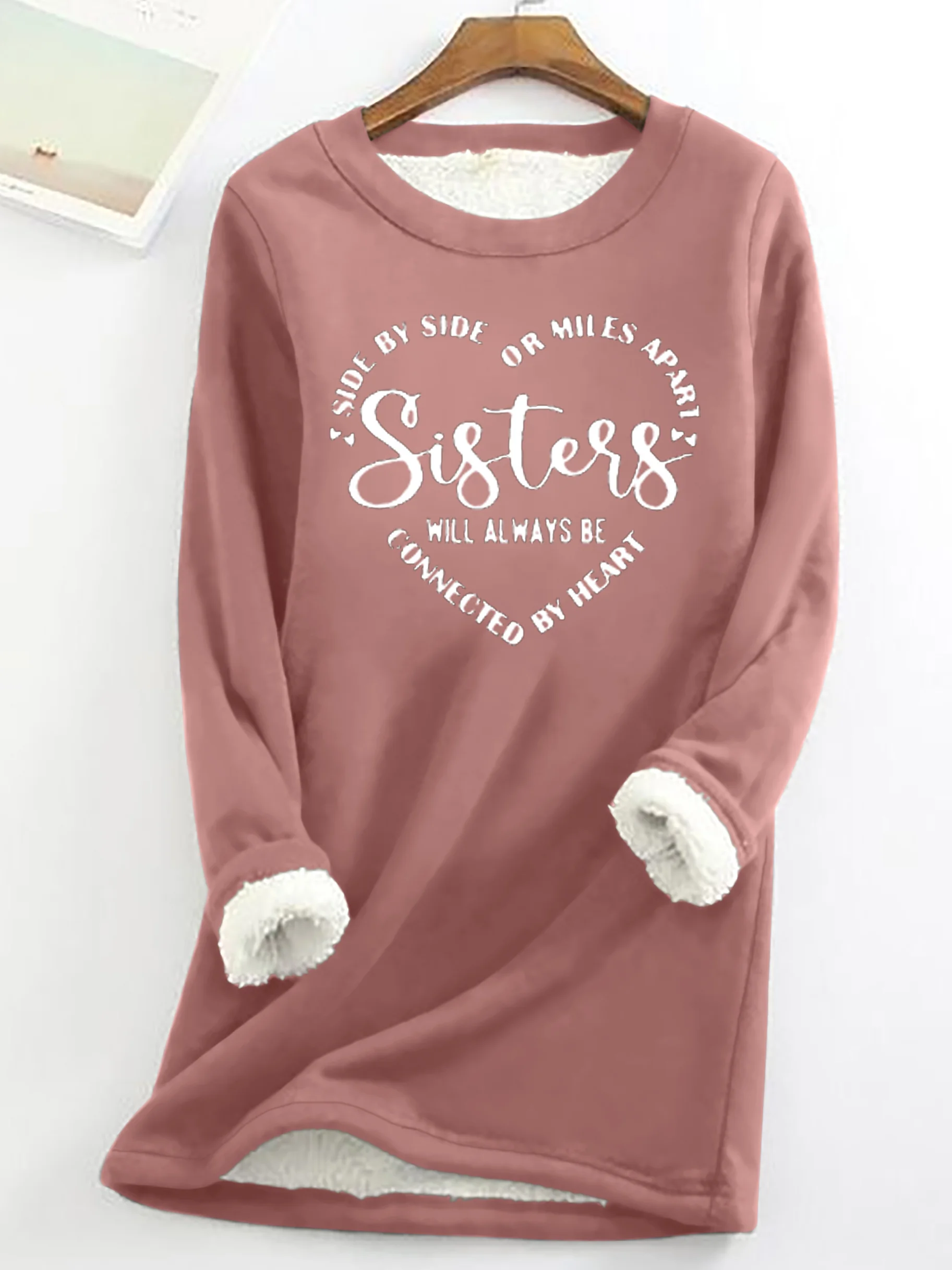 Lässig Rundhals Tier Sweatshirt
