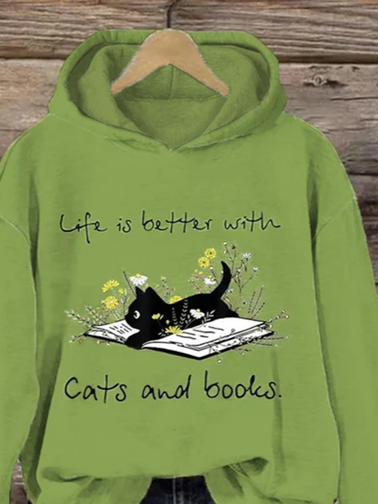 Lässig Kapuze Katze Kapuze