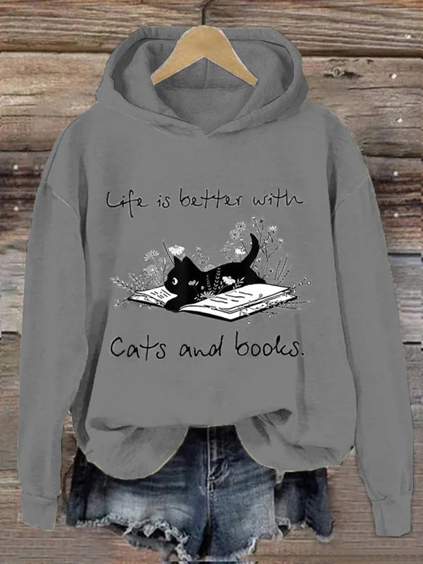 Lässig Kapuze Katze Kapuze