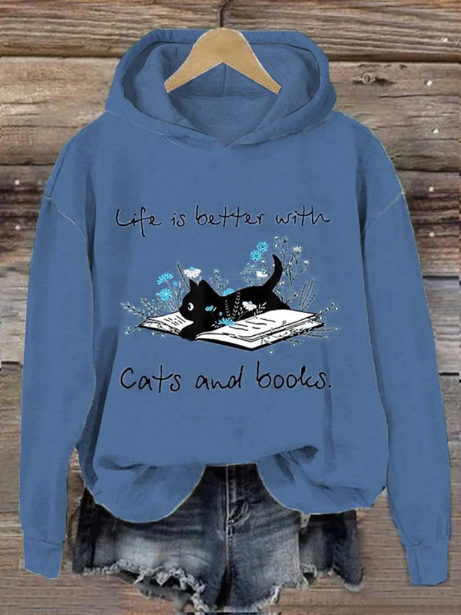 Lässig Kapuze Katze Kapuze