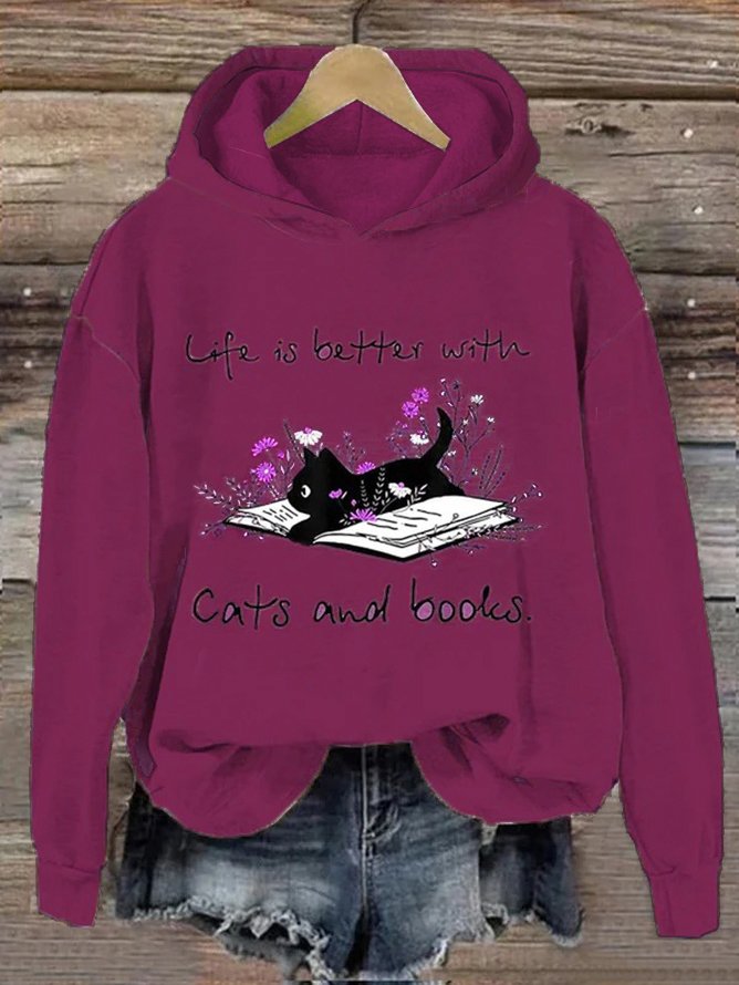 Lässig Kapuze Katze Kapuze