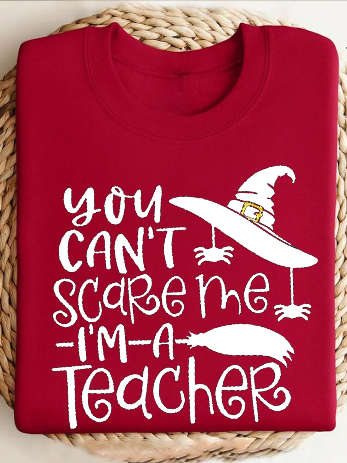 Lässig Rundhals Textbriefe Sweatshirt