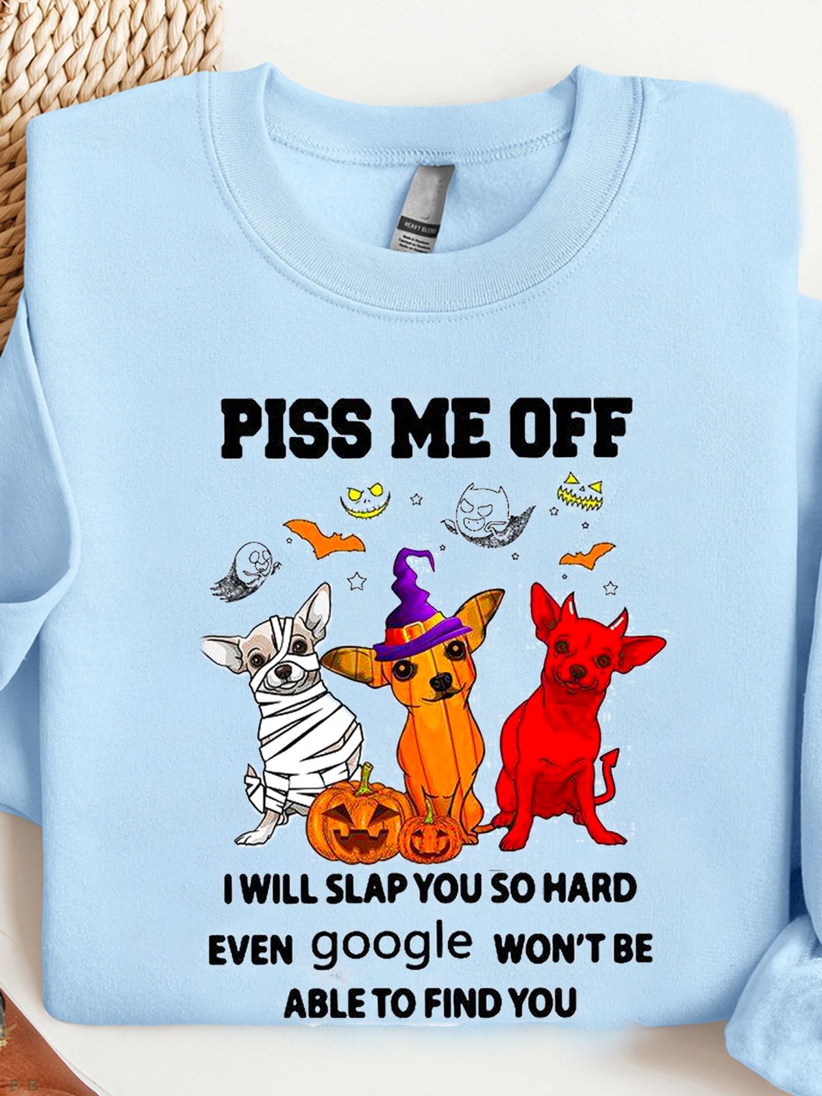 Lässig Rundhals Unifarben Sweatshirt