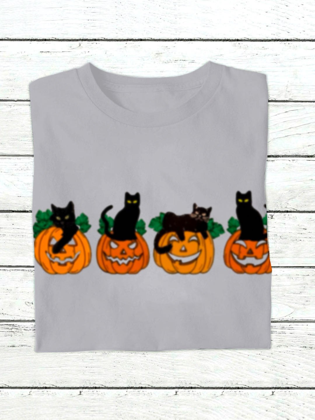 Lässig Rundhals Katze Sweatshirt