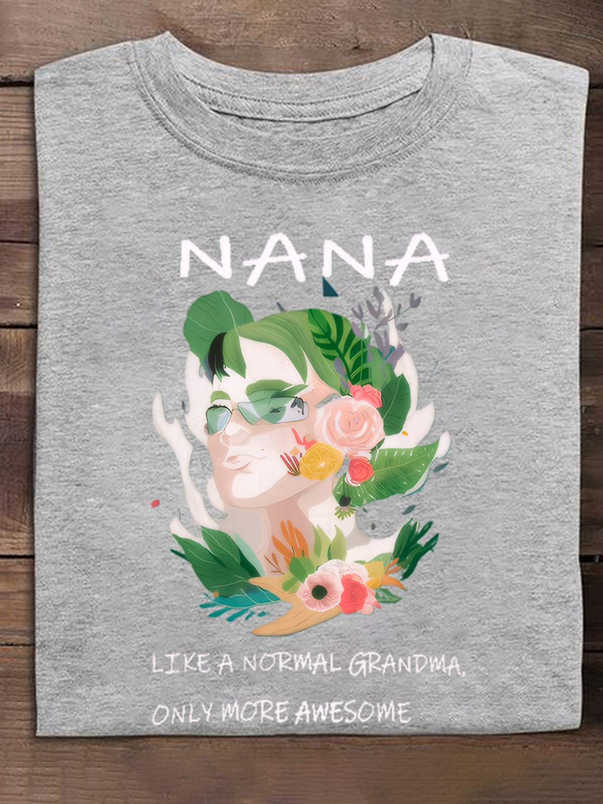 Lässig Figur Rundhals Langarm T-Shirt