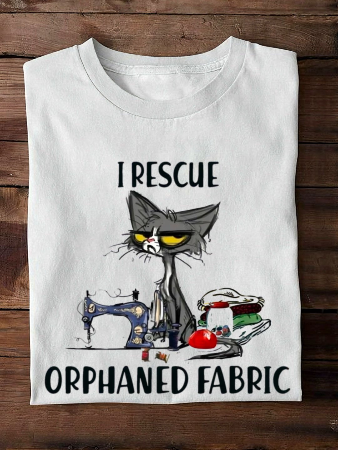Lässig Katze Rundhals Langarm T-Shirt