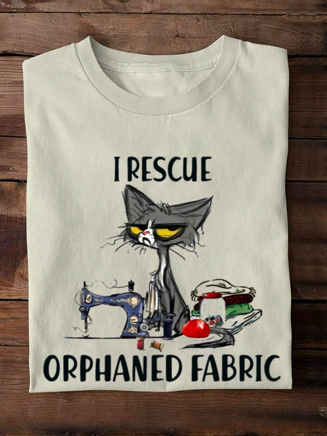 Lässig Katze Rundhals Langarm T-Shirt