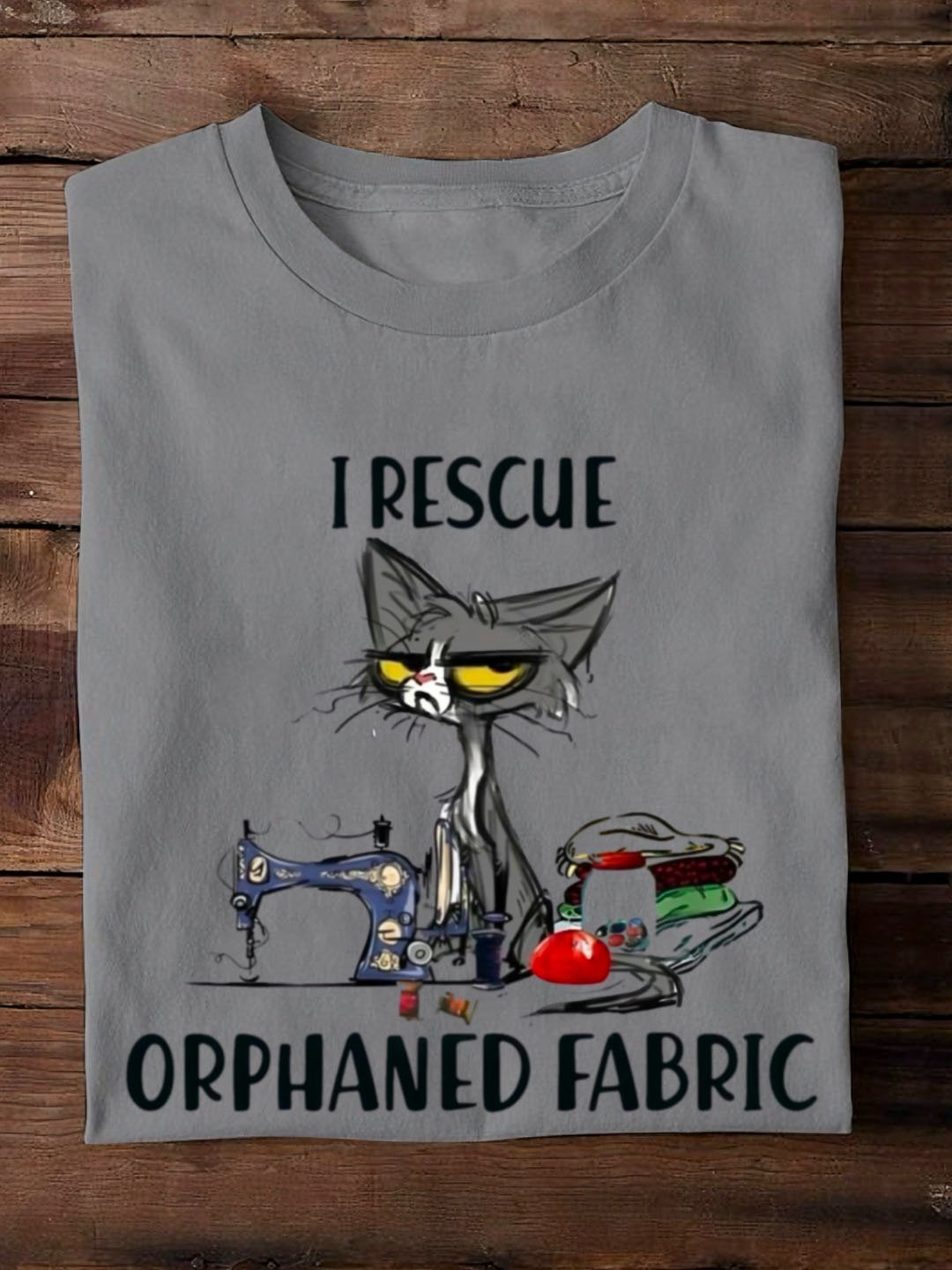 Lässig Katze Rundhals Langarm T-Shirt