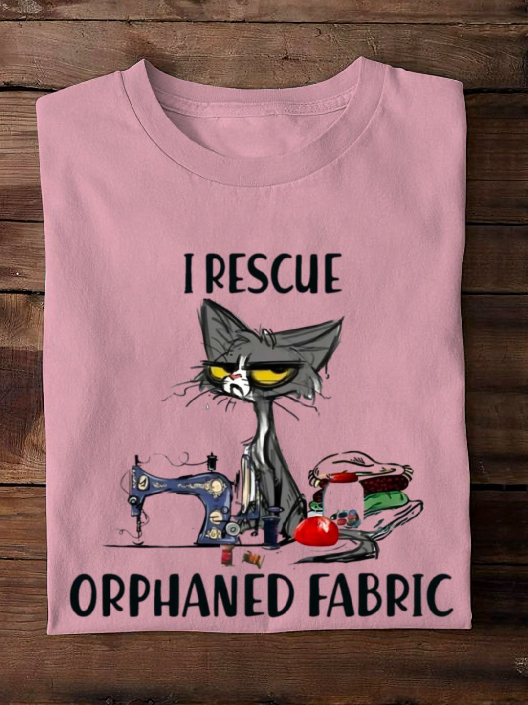 Lässig Katze Rundhals Langarm T-Shirt