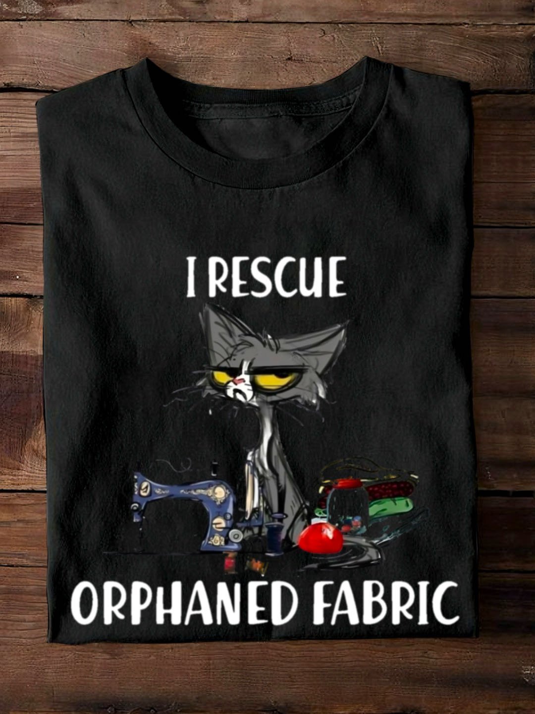 Lässig Katze Rundhals Langarm T-Shirt