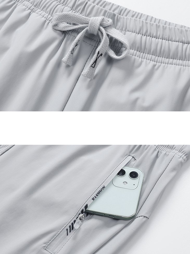 Damen Unifarben Lang Elastische Taille Hose Lässig Frühling/Herbst Hose