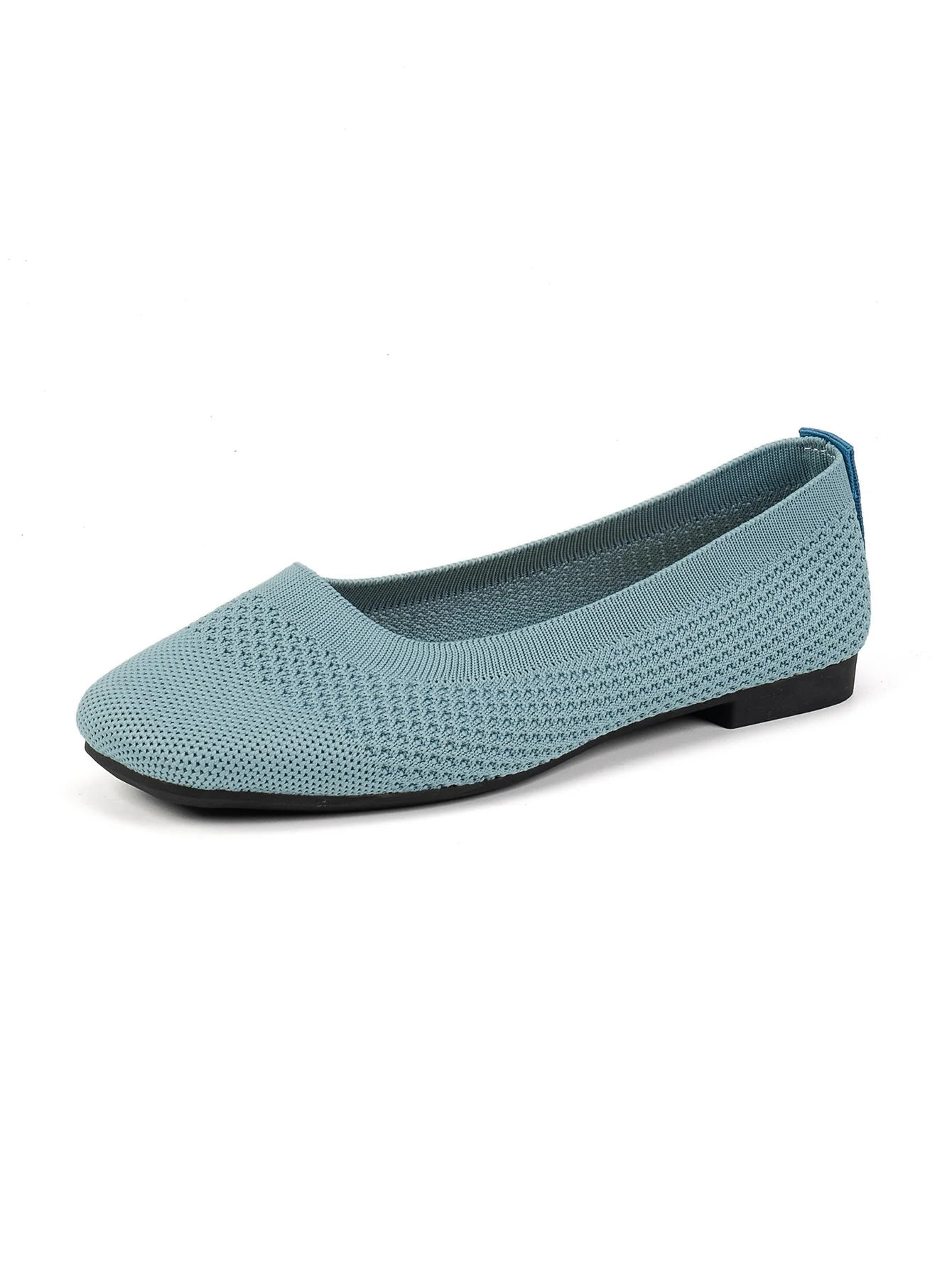 Lässig Unifarben Slip On Flach Flache Schuhe