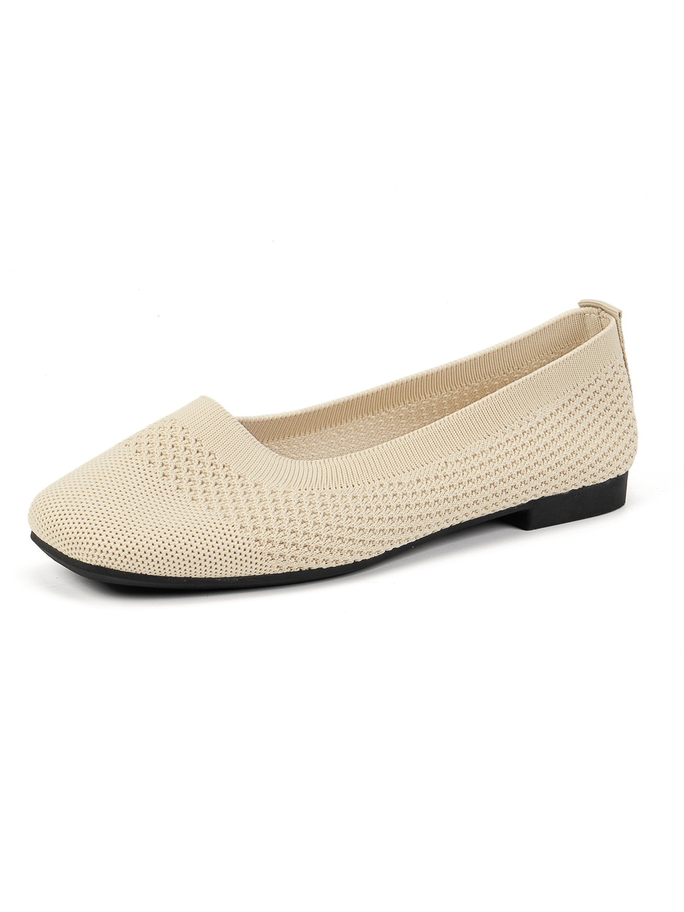 Lässig Unifarben Slip On Flach Flache Schuhe