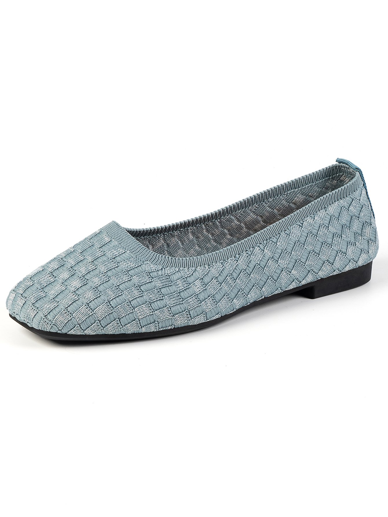 Lässig Unifarben Slip On Flach Flache Schuhe