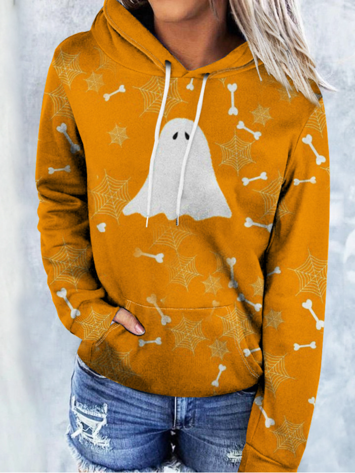 Lässig Kapuze Halloween Sweatshirt