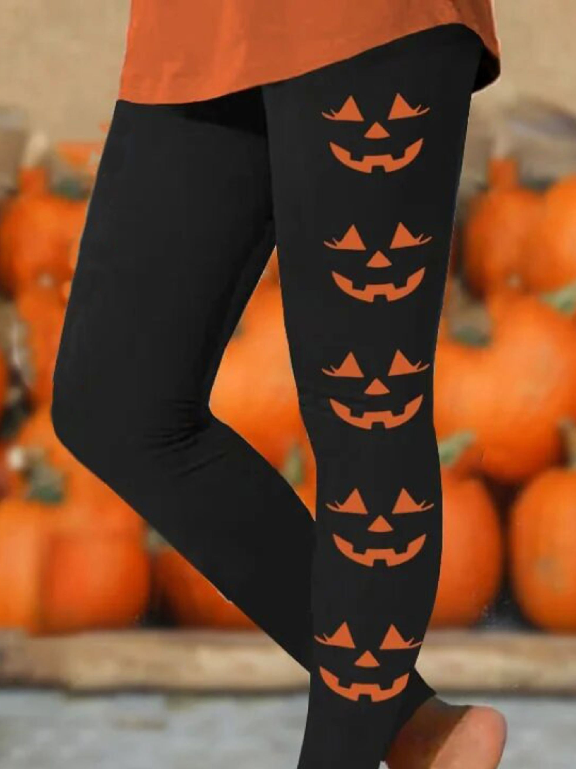 Lässig Halloween Lang Leggings