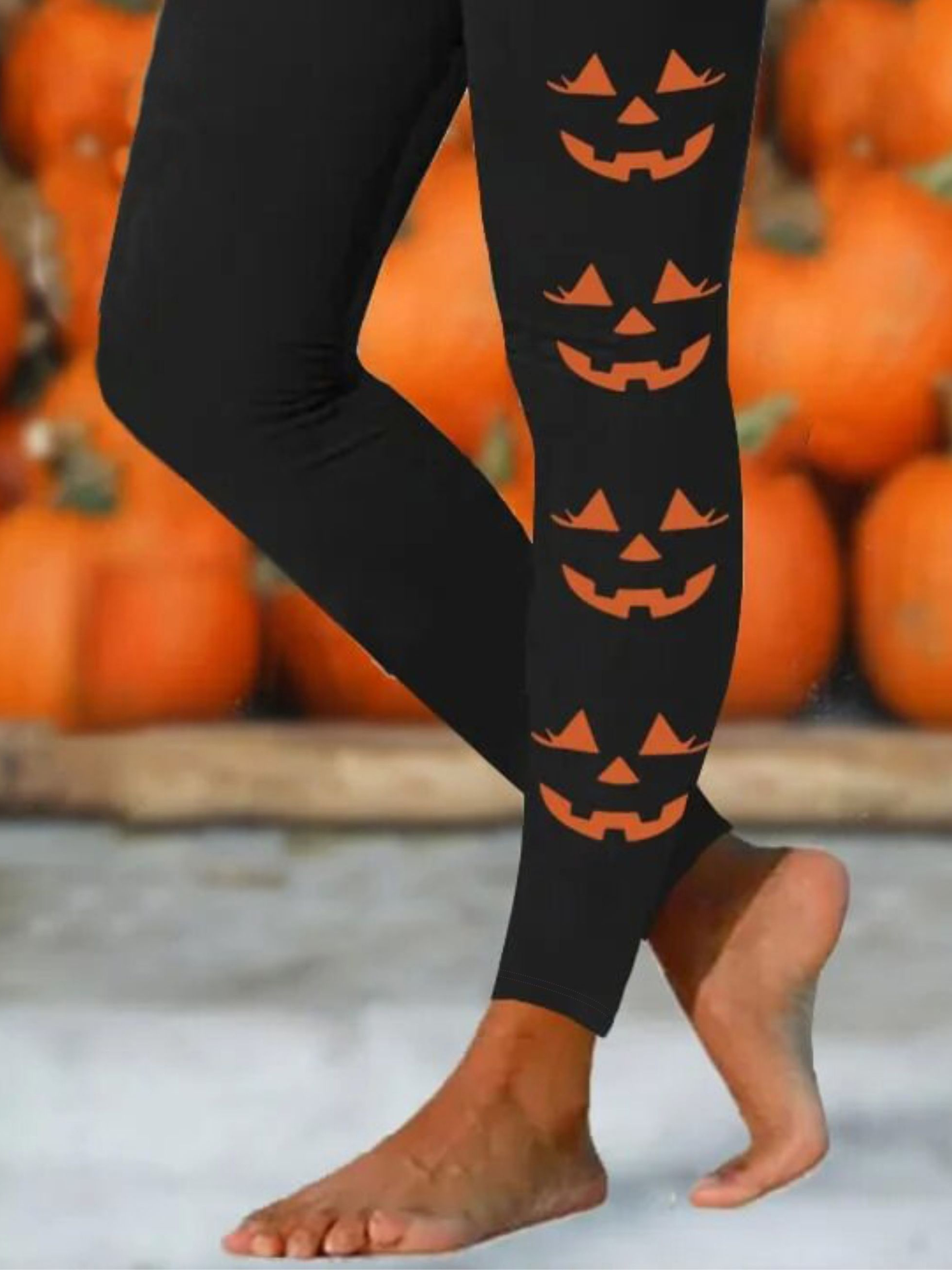 Lässig Halloween Lang Leggings