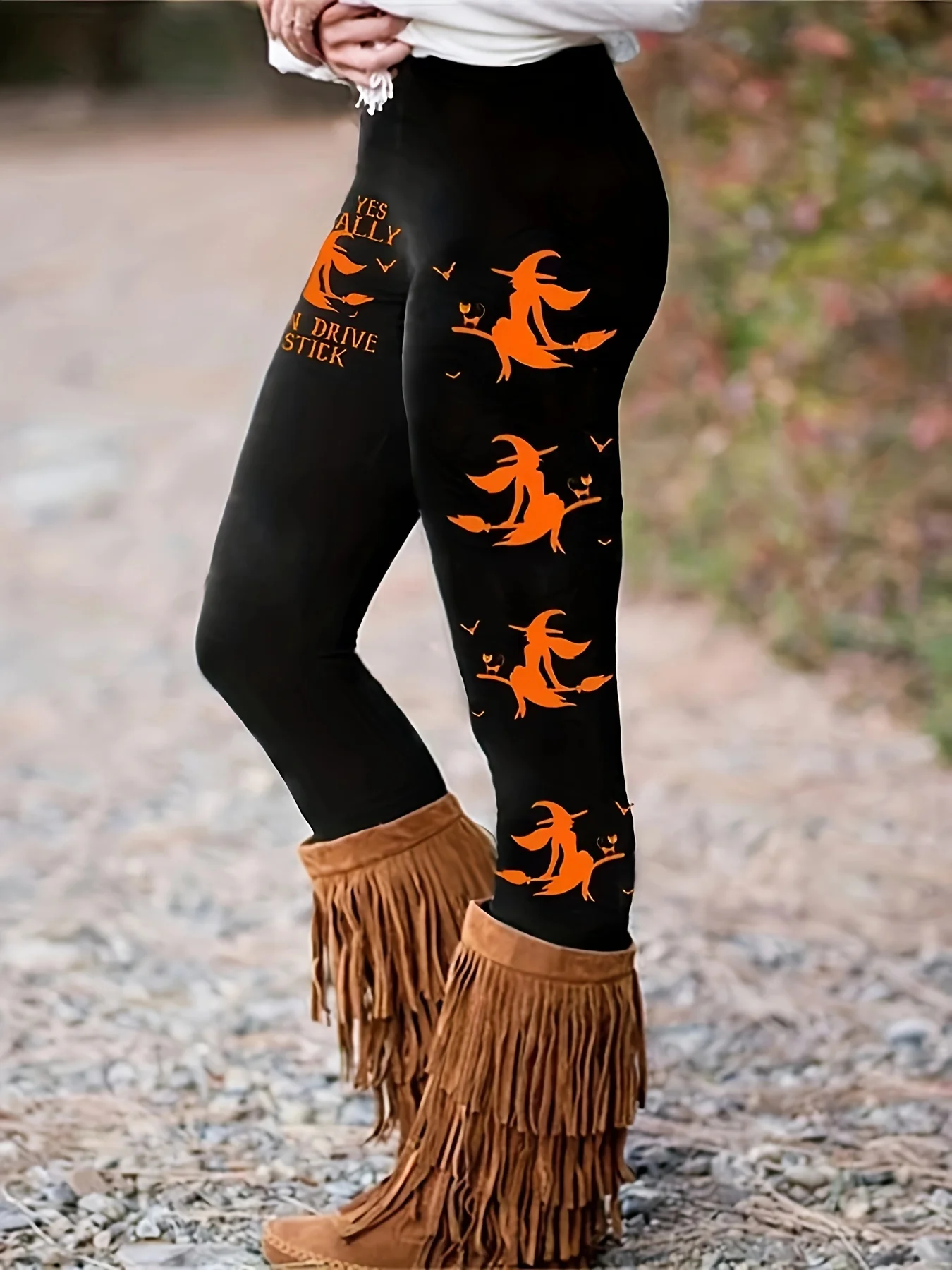 Lässig Halloween Lang Leggings