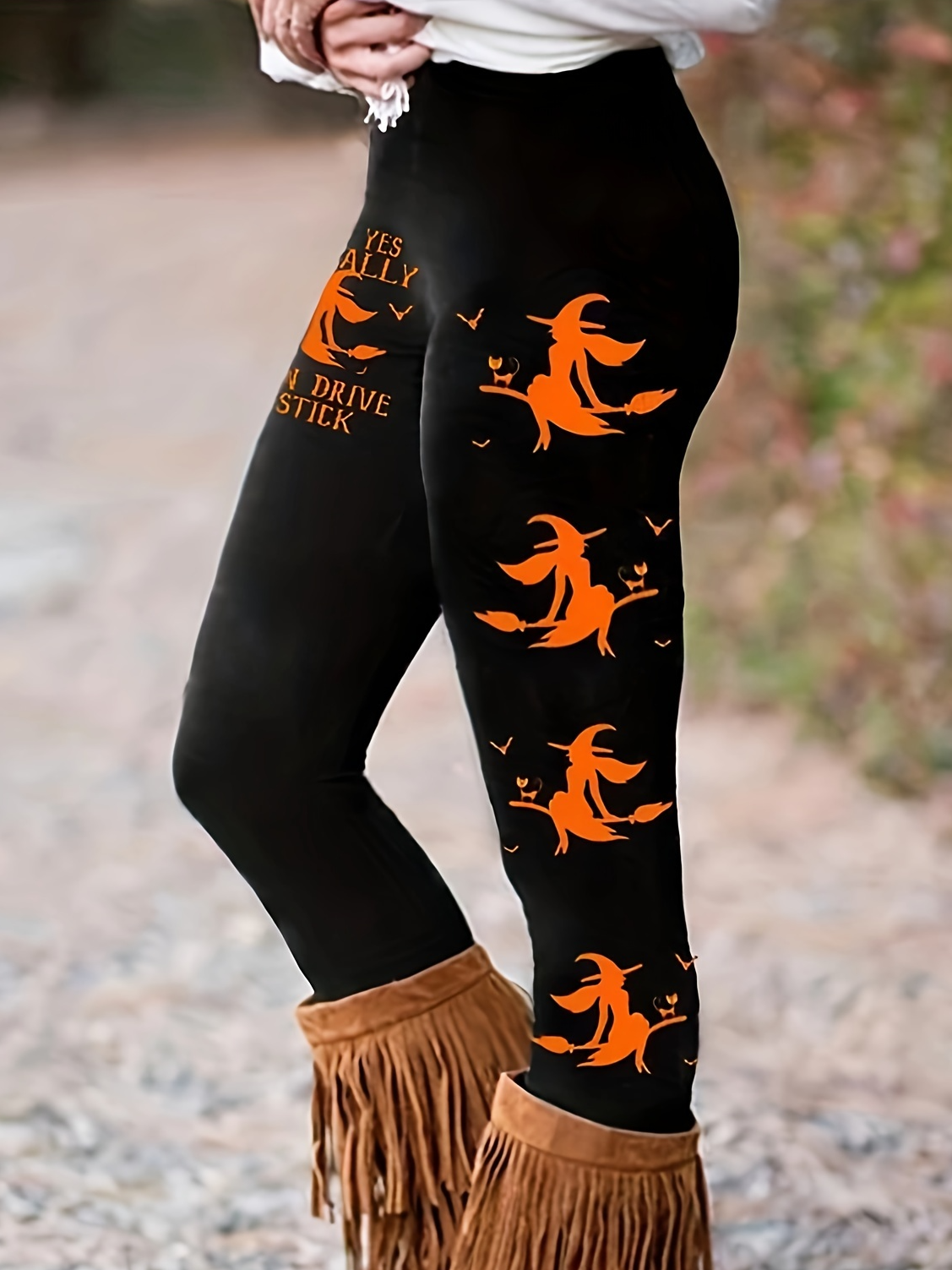 Lässig Halloween Lang Leggings