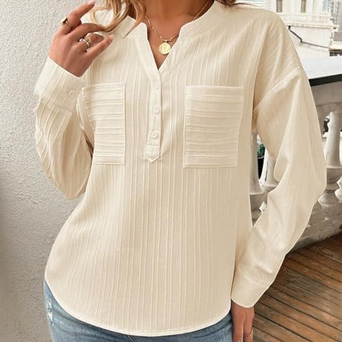Stehkragen Langarm Unifarben Schnalle Regelmäßig Regelmäßige Passform Bluse für Damen