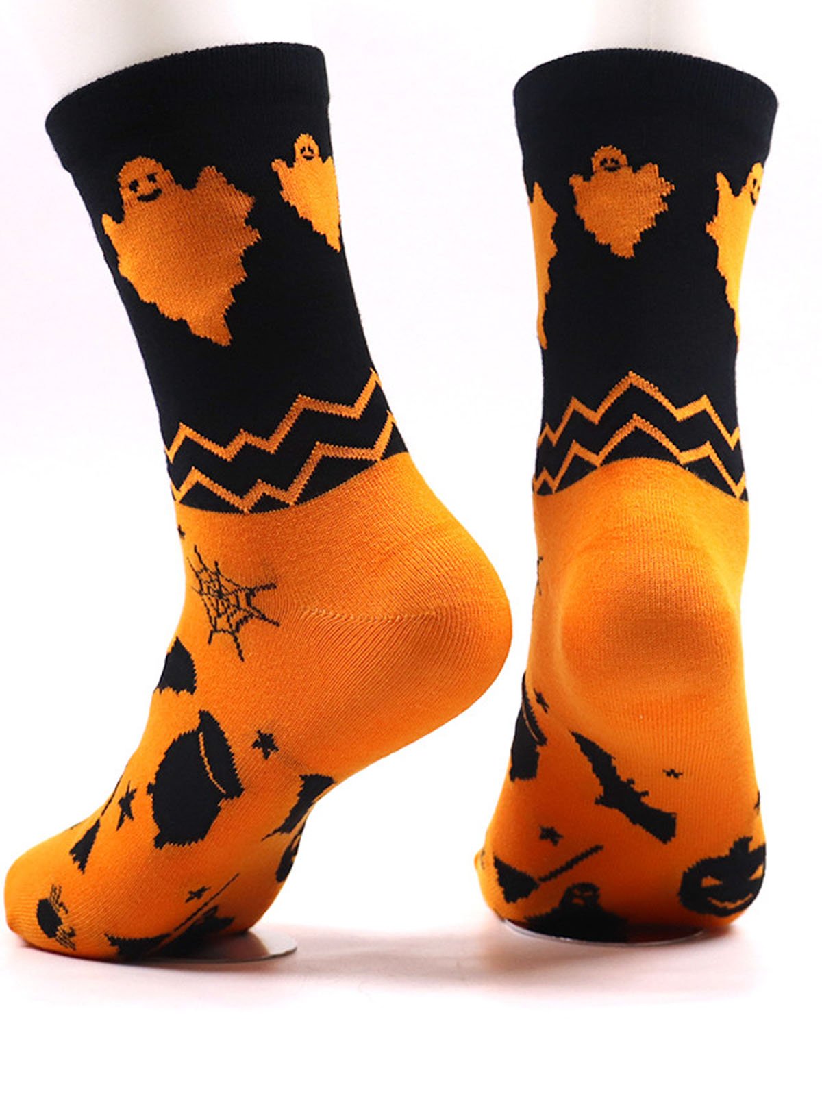 Lustig Halloween Paar Lässig Baumwolle Socken