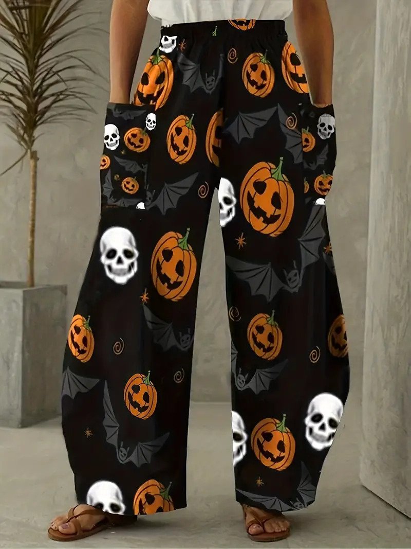 Lässig Halloween Lang Hose