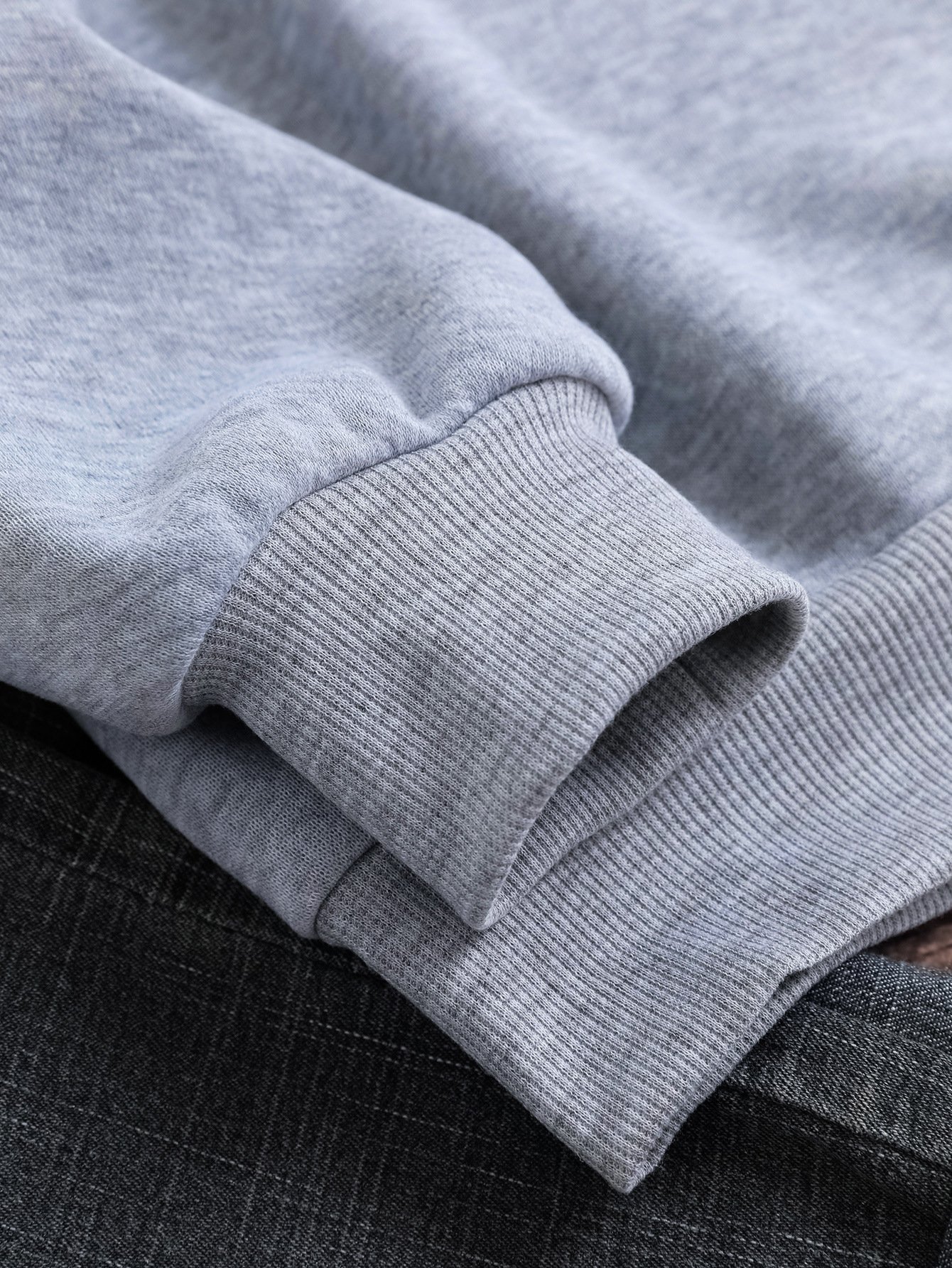 Lässig Rundhals Katze Sweatshirt