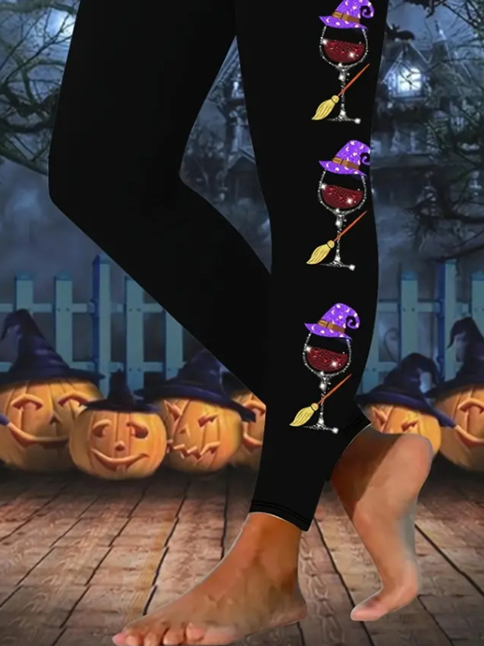 Lässig Halloween Lang Leggings