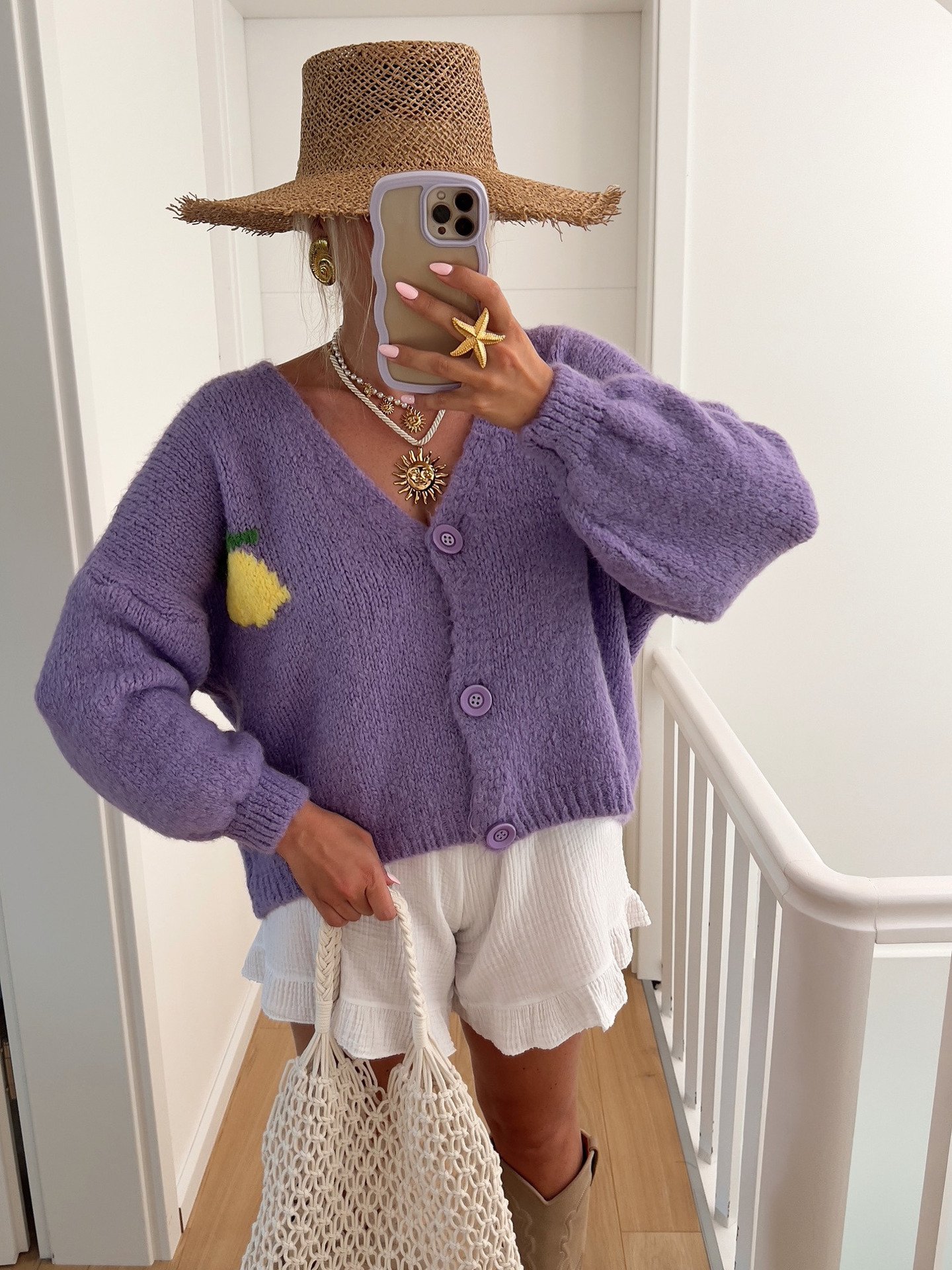 Damen Wolle/Stricken Farbblock Langarm Bequem Lässig Strickjacke