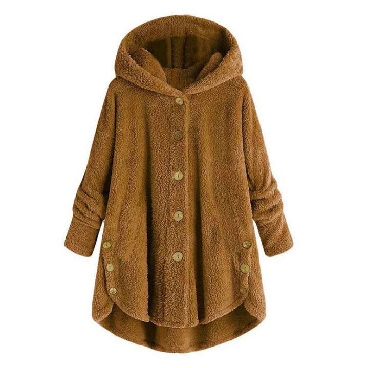 Damen Unifarben Regelmäßig Weit Jacke