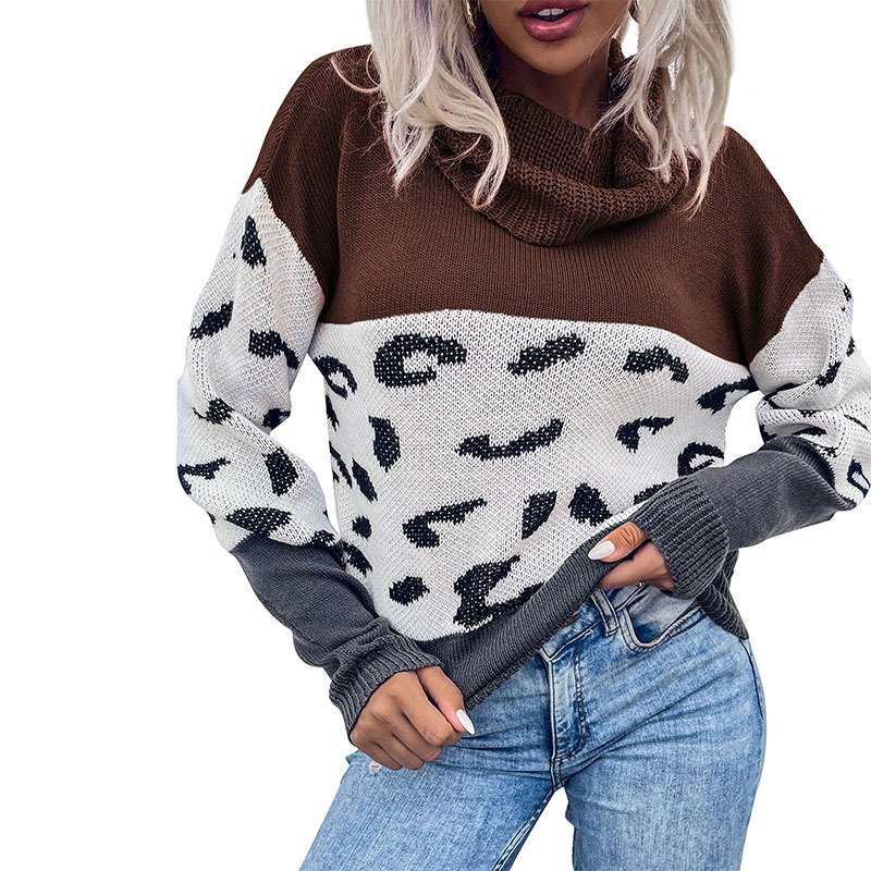 Damen Garn/Wollgarn Gestreift Langarm Bequem Lässig Pullover