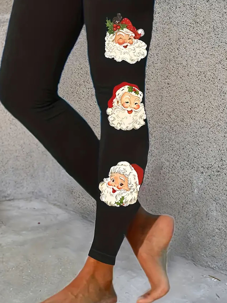 Lässig Weihnachtsmann Lang Leggings