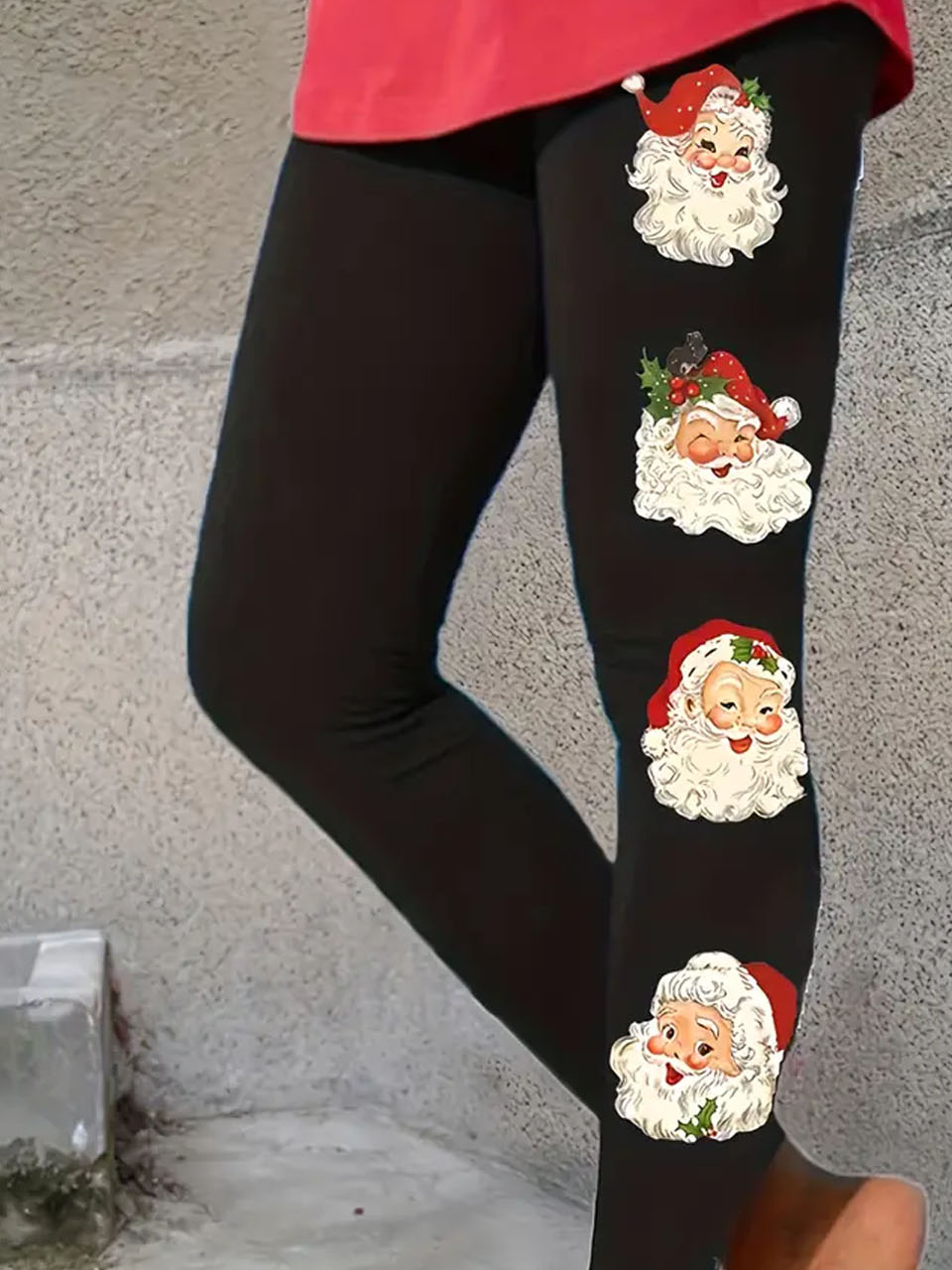 Lässig Weihnachtsmann Lang Leggings