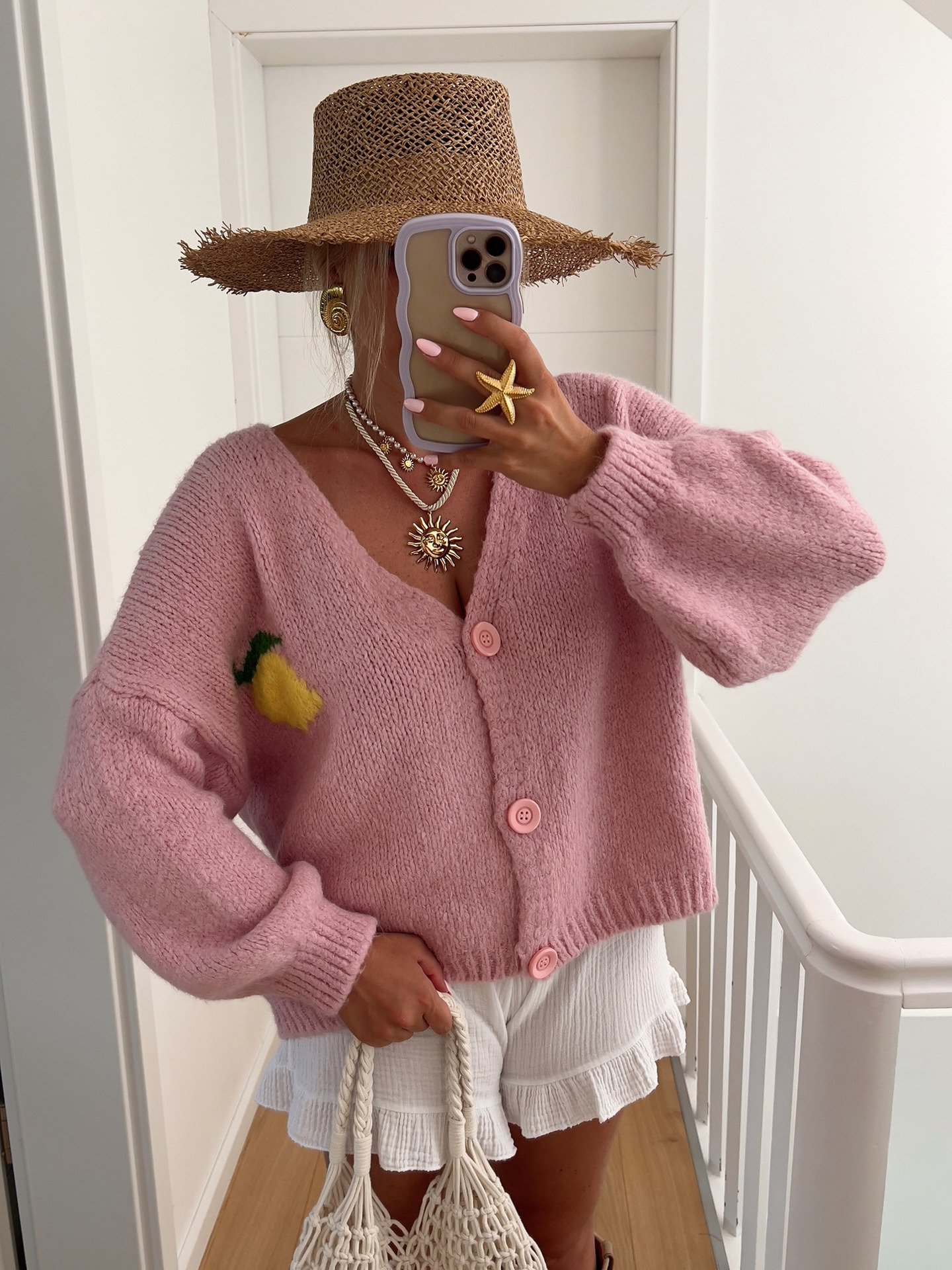 Damen Wolle/Stricken Farbblock Langarm Bequem Lässig Strickjacke