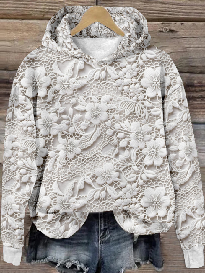 Lässig Kapuze 3d Drucken Sweatshirt