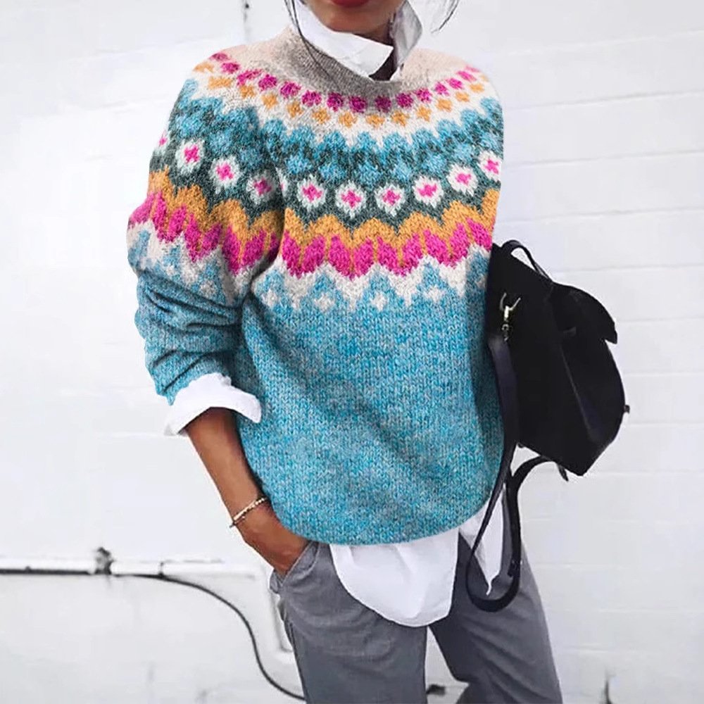 Lässig Rundhals Geblümt Sweatshirt Reißverschluss