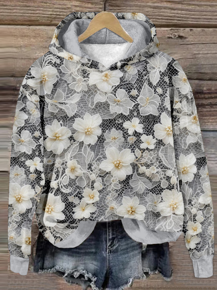 Lässig Kapuze 3d Drucken Sweatshirt