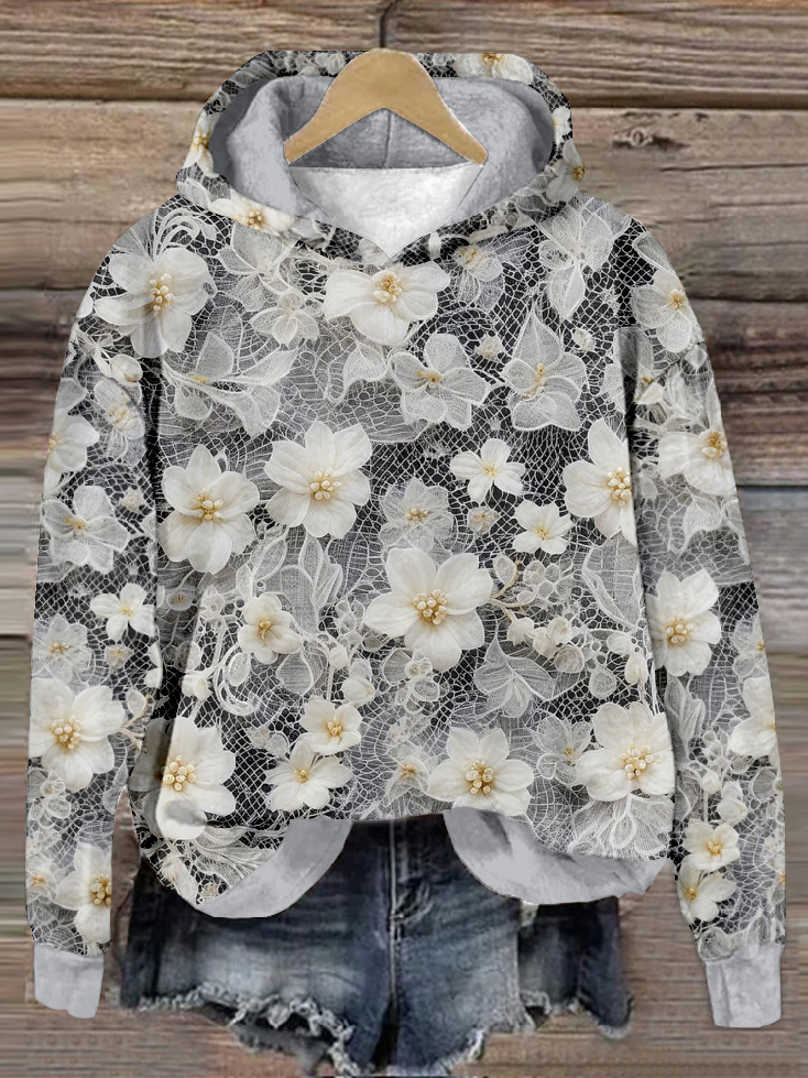 Lässig Kapuze 3d Drucken Sweatshirt