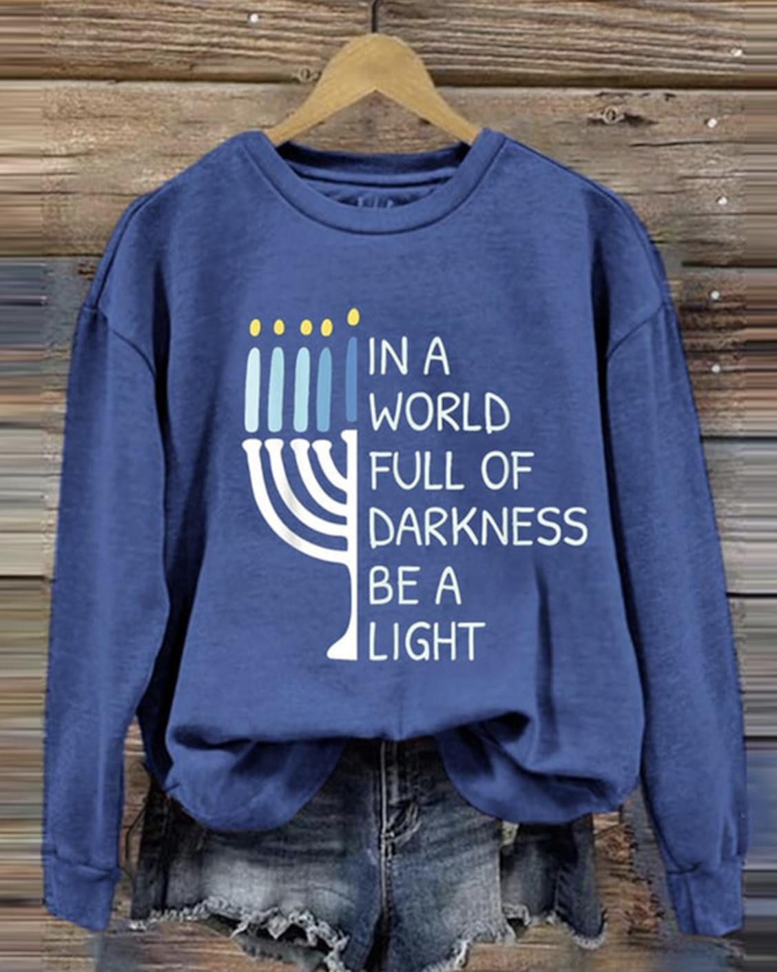Lässig Rundhals Textbriefe Sweatshirt