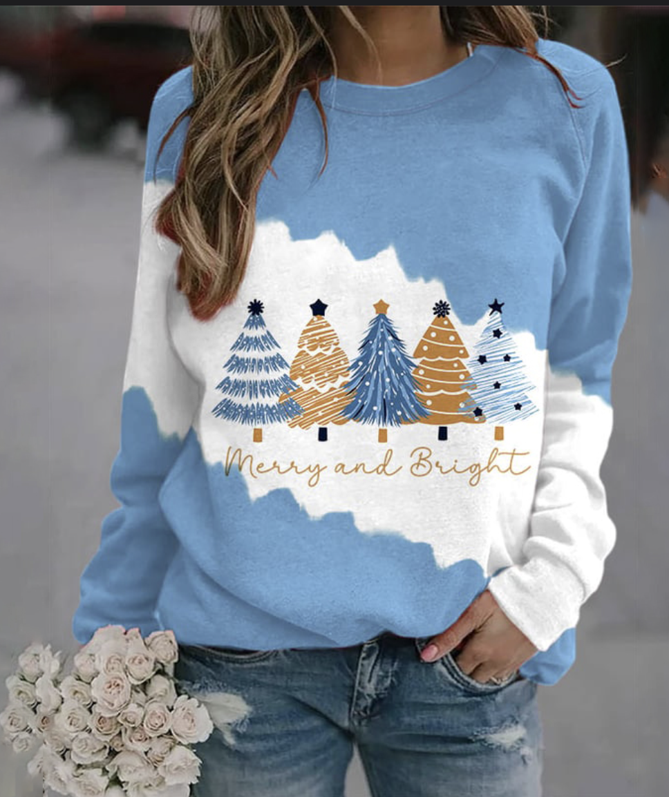 Lässig Rundhals Textbriefe Sweatshirt