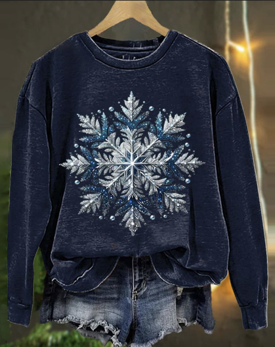 Lässig Rundhals Textbriefe Sweatshirt