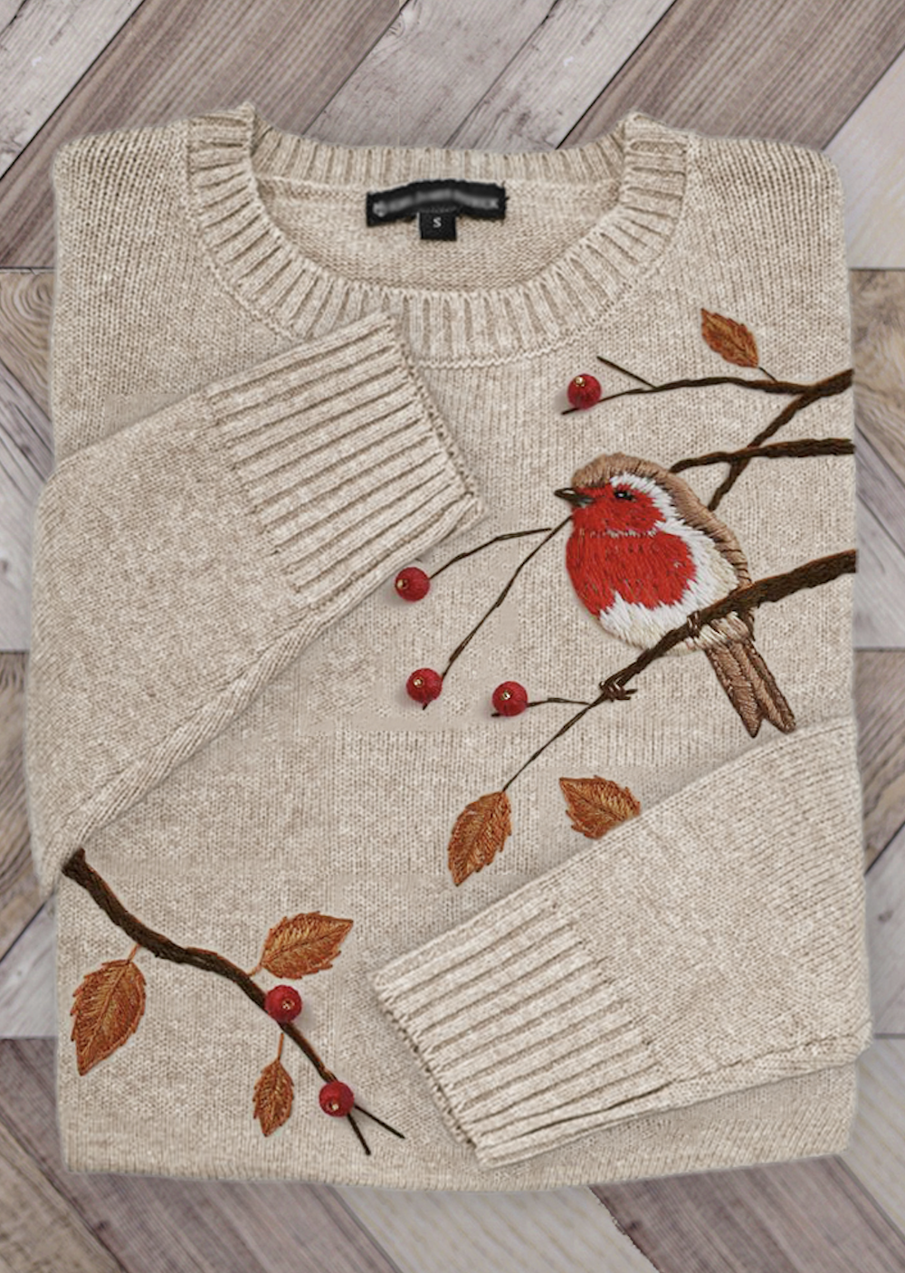 Damen Wolle/Stricken Tier Langarm Bequem Lässig Pullover