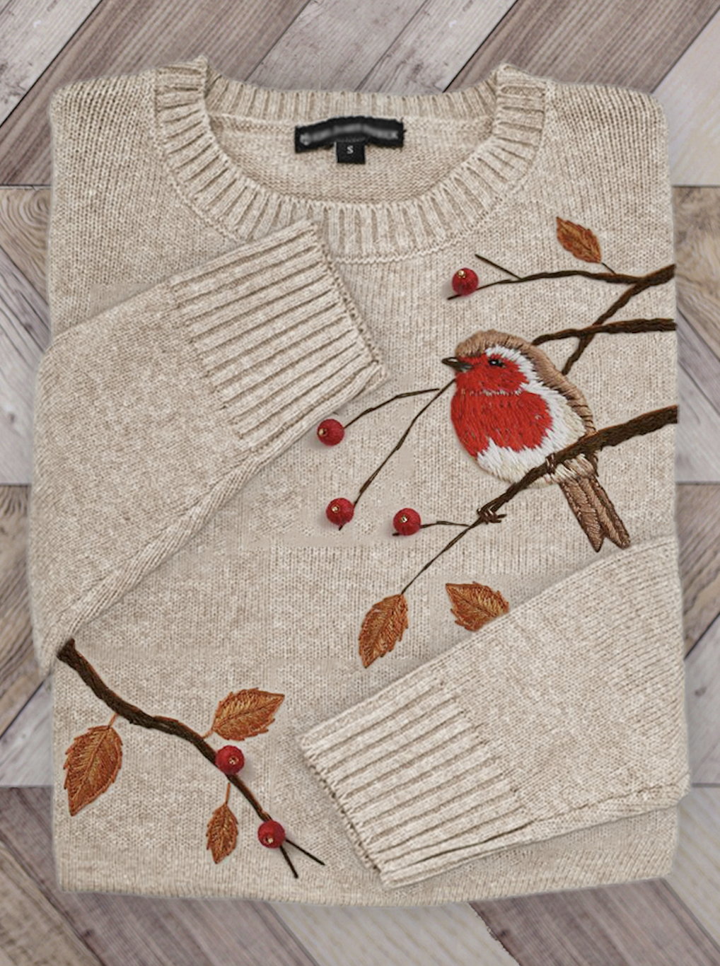 Damen Wolle/Stricken Tier Langarm Bequem Lässig Pullover