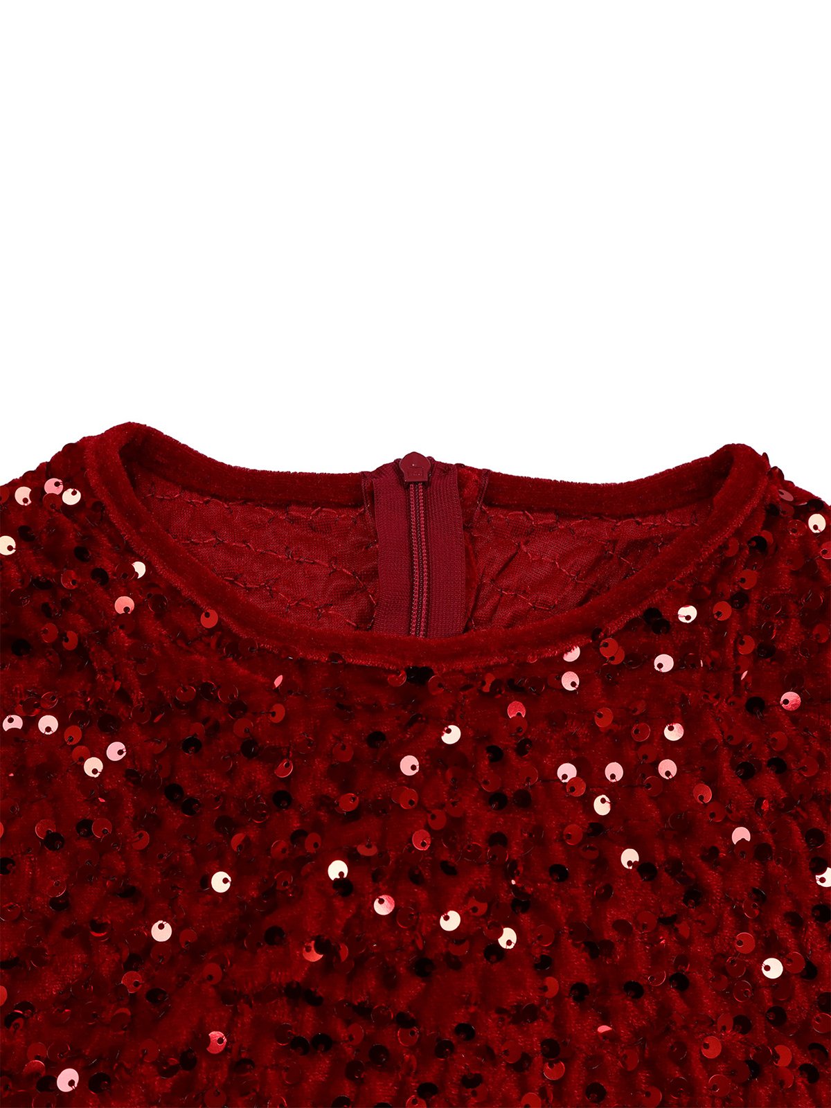 Damen Geometrisch Frühling/Herbst Kleid Rundhals Langarm A-Linien-Kleid