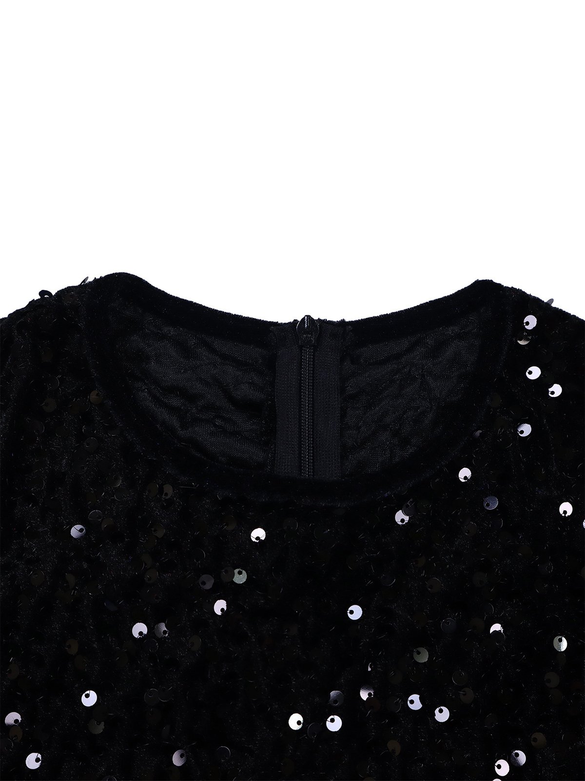 Damen Geometrisch Frühling/Herbst Kleid Rundhals Langarm A-Linien-Kleid