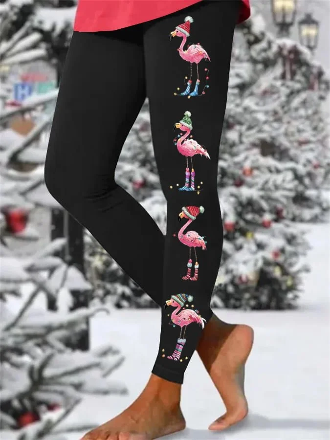 Damen 3d Drucken Retro Alle Jahreszeiten Lang Leggings